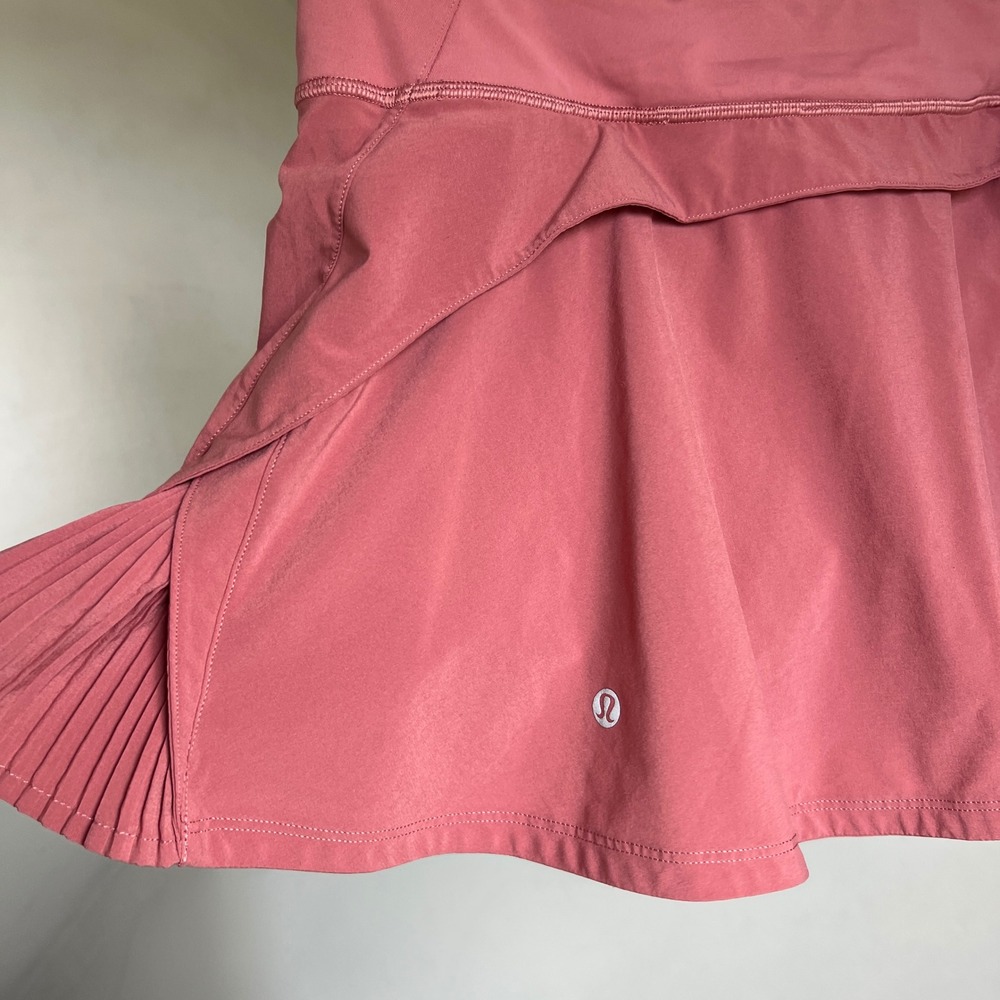 Lululemon Play Off The Pleats Skirt 13 Misty Merlot Pink Pleated Athletic Mini - Picture 7 of 10